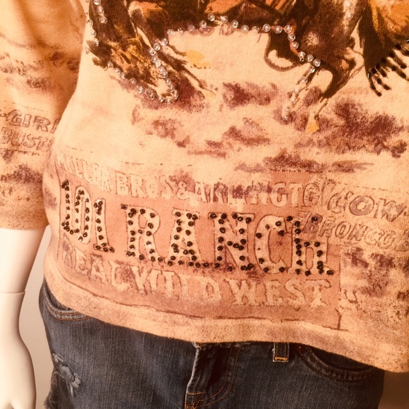 Don’t Mess With Texas Tee Cowgirl Sz M - Picture 4 of 6